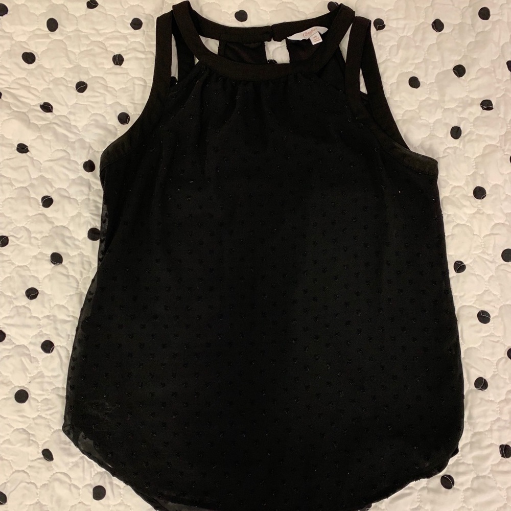 Black dress top